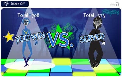 Dance Like a Rock Star — Playtex — A dance-off game built on Flash’s native Bones engine: create a dance, challenge others for points.
