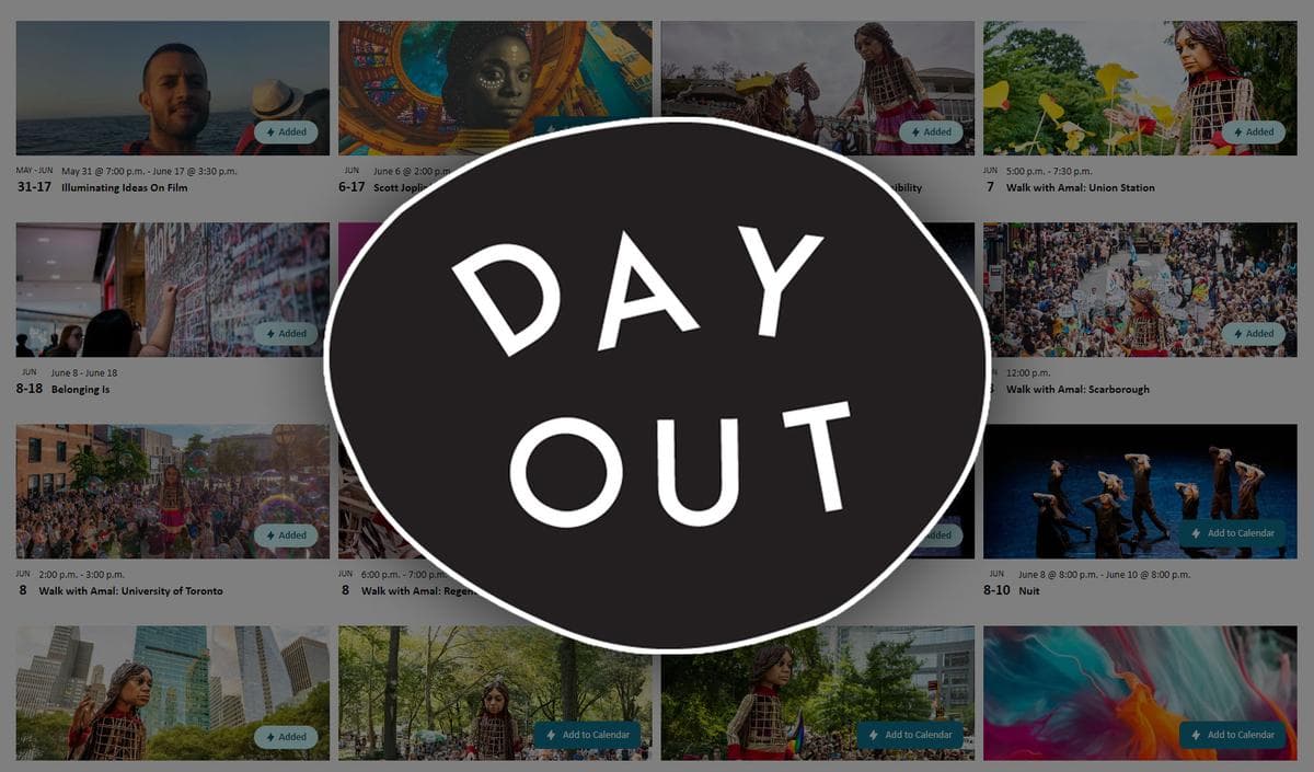Dayout.io — Dayout.io — an FBU project spanning experiential and web.