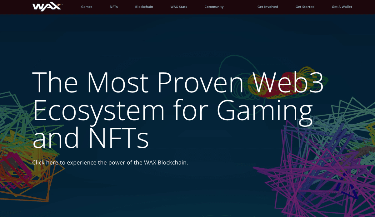 Wax.io — Web3 ecosystem for gaming and NFTs.