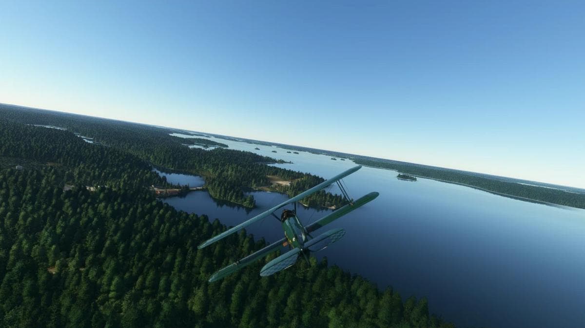 Red Lake Flight Simulator — A custom flight simulator installation for Red Lake.